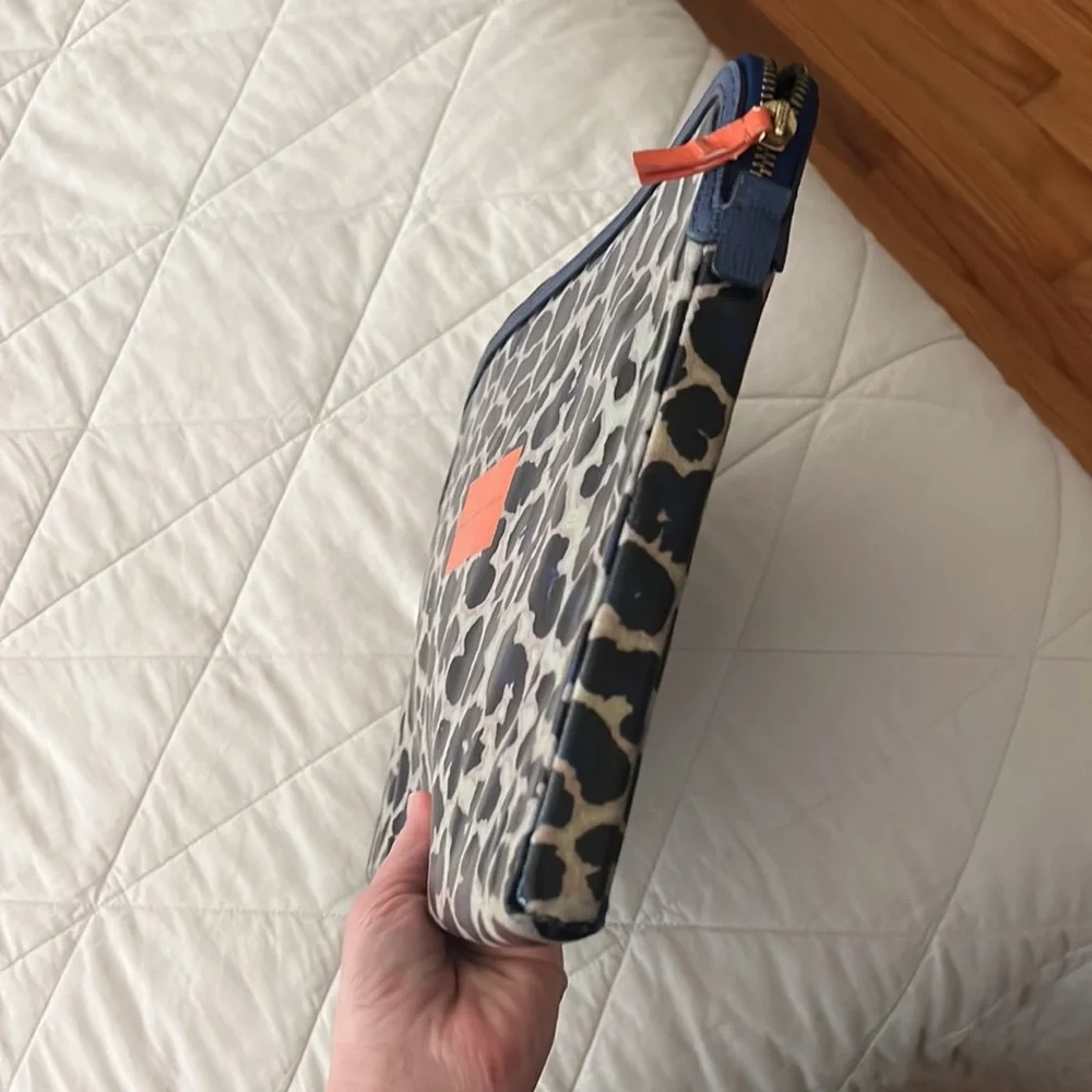 Marc Jacobs Large Signature Snakeskin Print Laptop/Tech Sleeve